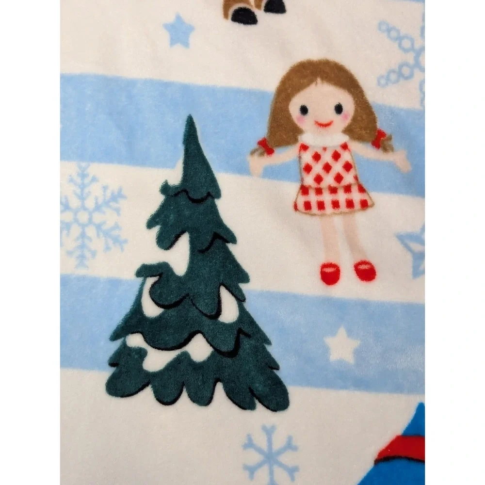 Rudolph plush baby toddler‎ child throw blanket Dolly Spot Elephant Hermey blue
